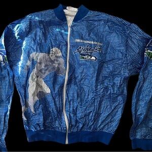 Graphic Nylon Tyvek By DuPont Vintage Graphic Jacket Seattle Seahawks Vintage